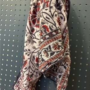 Floral Patterned Scarf